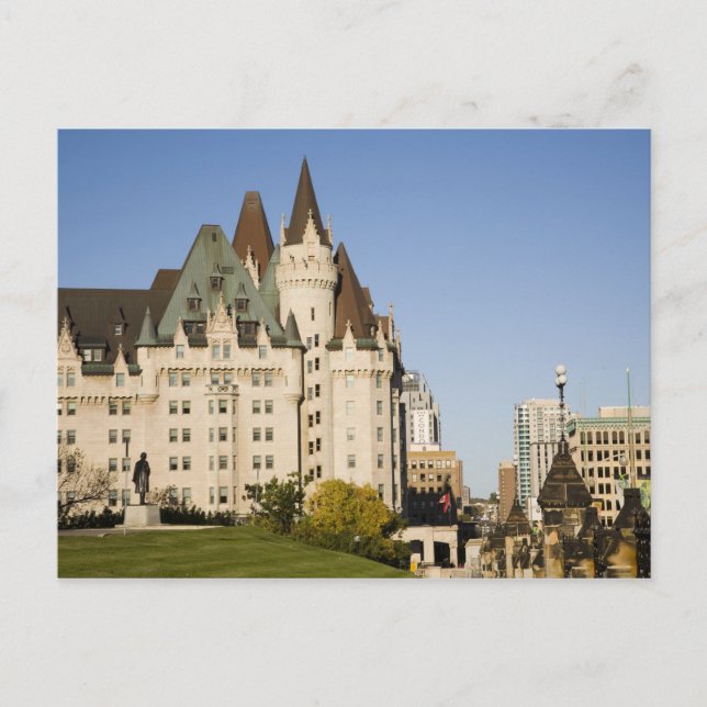 Chateau Laurier Hotel in Ottawa, Ontario, Canada 2 Postcard (Front)