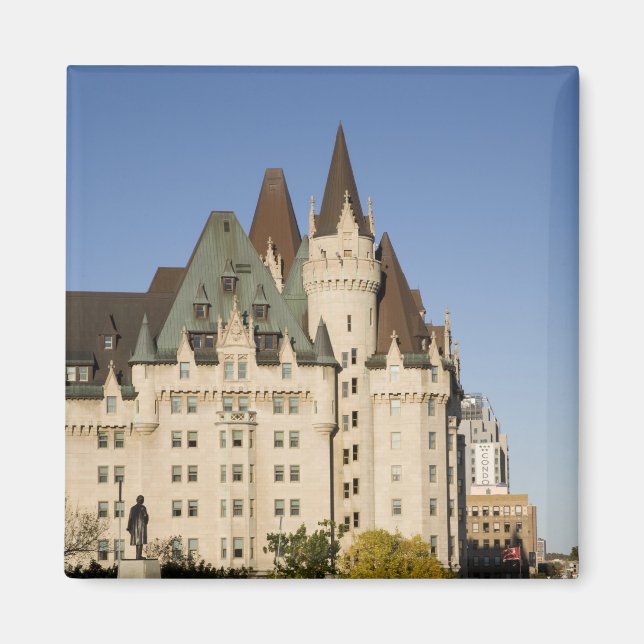 Chateau Laurier Hotel in Ottawa, Ontario, Canada Magnet (Front)