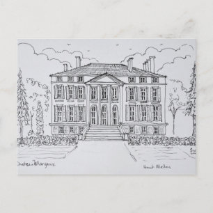 Chateau Margaux Bordeaux, France Postcard