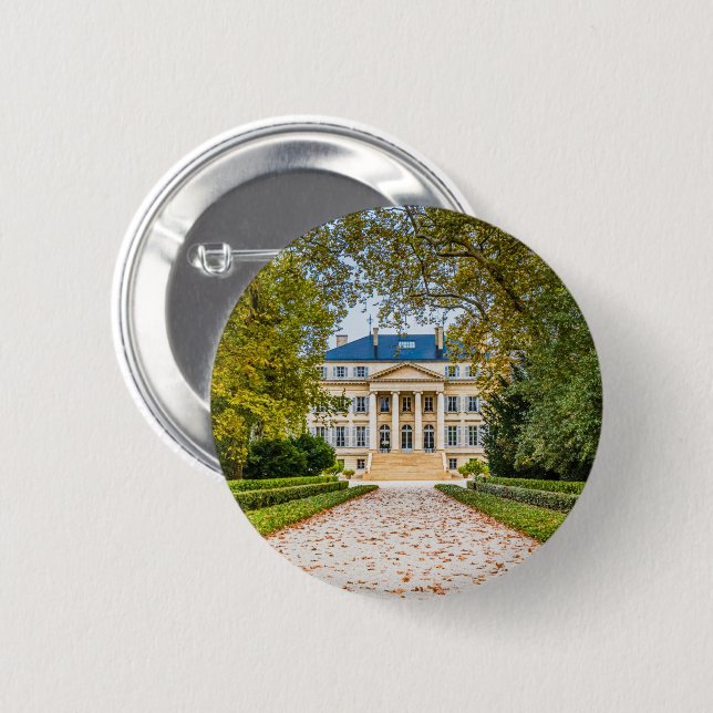 Chateau Margaux, France Button (Front & Back)