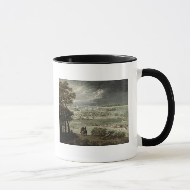 Chateau-Neuf de St. Germain-en-Laye in 1655 Mug (Right)