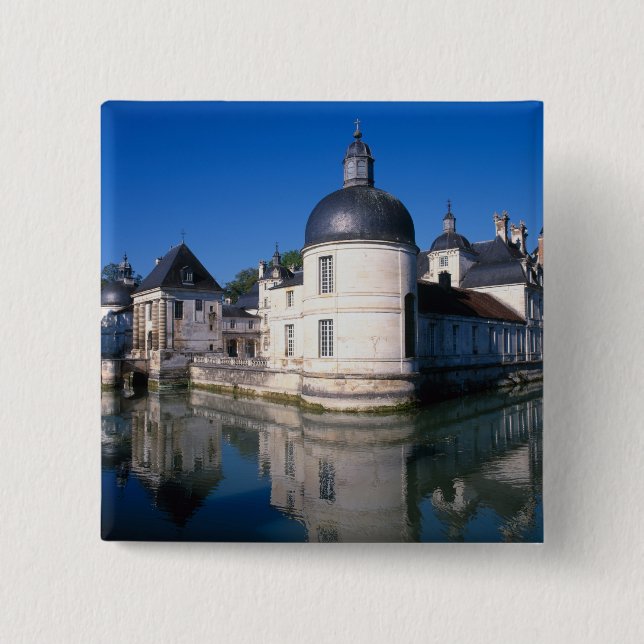 Chateau Tanlay, Tanlay, Burgundy, France Button (Front)