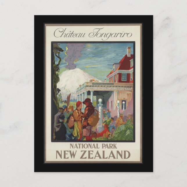 Chateau Tongariro New Zealand Postcard (Front)