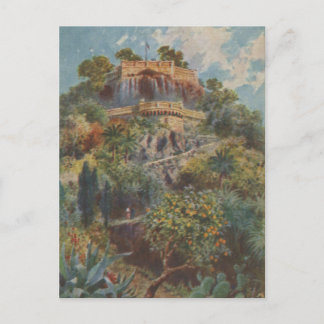 Chateau View Nice France Postcard