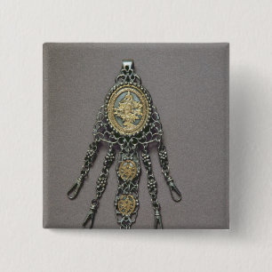 Chatelaine, late 18th century button