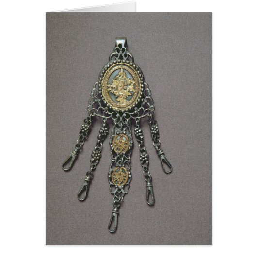 Chatelaine, late 18th century cards (Front)