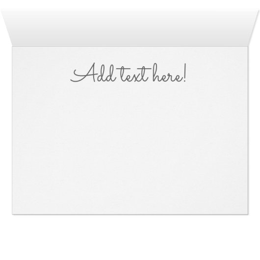 "Chateux" Watercolor Sketch Greeting Card (Inside Horizontal (Bottom))