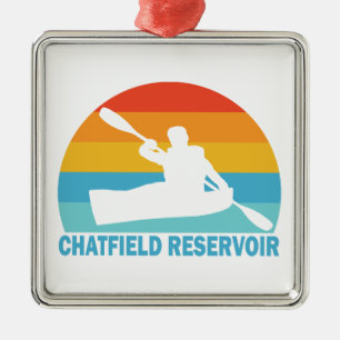Chatfield Reservoir Colorado Kayak Metal Ornament
