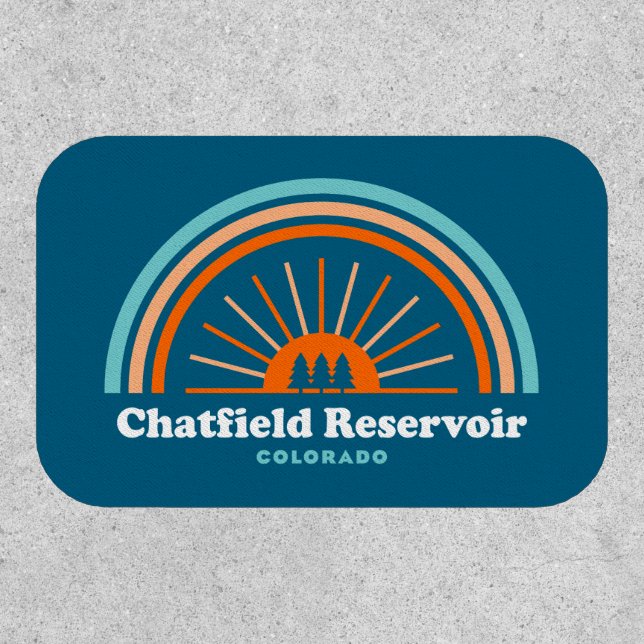 Chatfield Reservoir Colorado Rainbow Patch (Front)