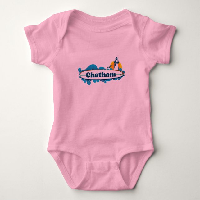 Chatham - Cape Cod. Baby Bodysuit (Front)