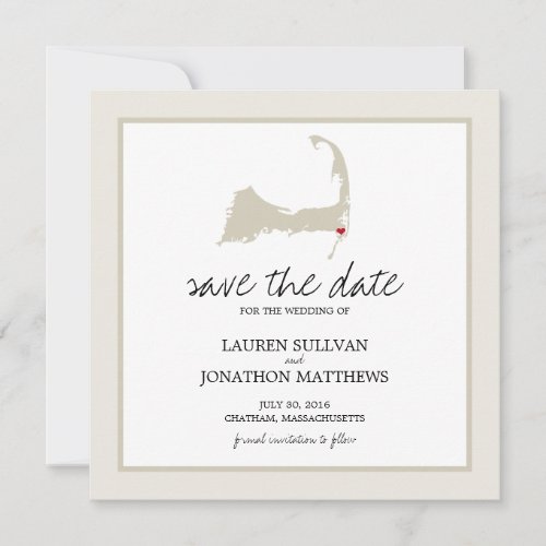 Chatham Cape Cod Wedding Save the Date