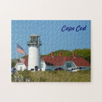 Chatham Light Cape Cod Massachusetts Jigsaw Puzzle by judgeart at Zazzle
