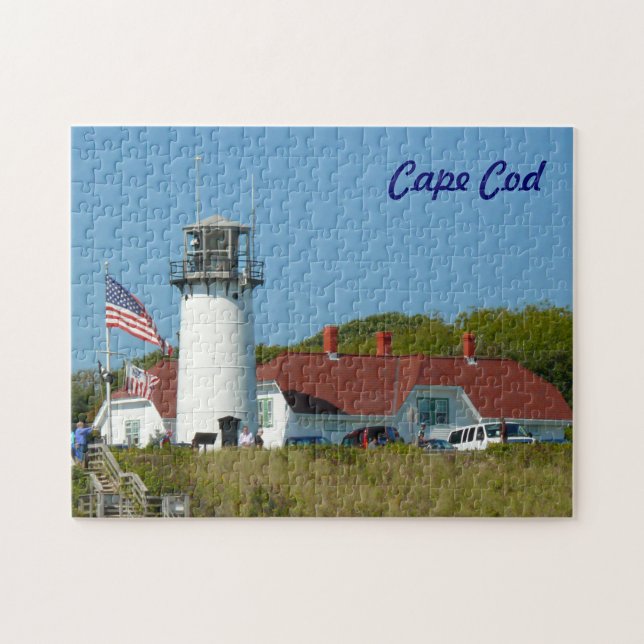 Chatham Light Cape Cod Massachusetts Jigsaw Puzzle (Horizontal)