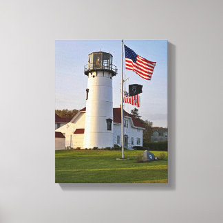 Chatham Lighthouse, Cape Cod, MA Wrapped Canvas Print