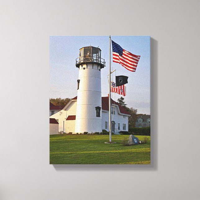 Chatham Lighthouse, Cape Cod, MA Wrapped Canvas Print (Front)