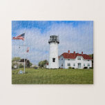 Chatham Lighthouse, Cape Cod Massachusetts Jigsaw Puzzle at Zazzle