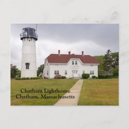Chatham Lighthouse in Chatham Massachusetts Postcard