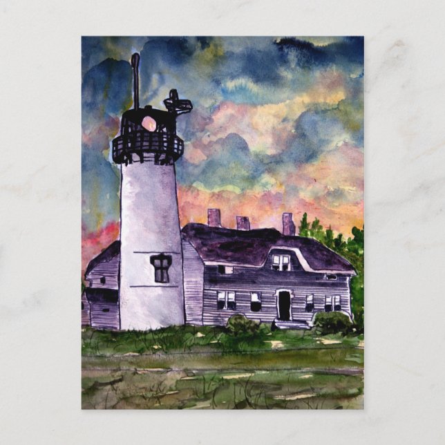 Chatham Lighthouse Marthas Vineyard Postcards (Front)