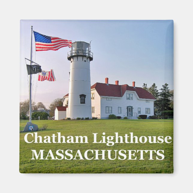 Chatham Lighthouse, Massachusetts Magnet (Front)