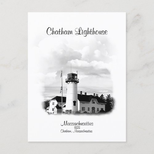 Chatham Lighthouse _ Massachusetts Postcard