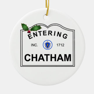 Chatham MA Ceramic Ornament