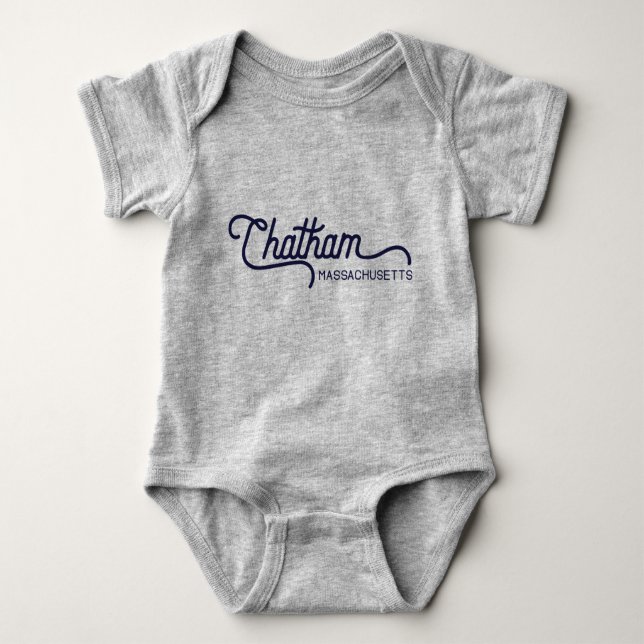 Chatham Massachusetts Baby Bodysuit (Front)