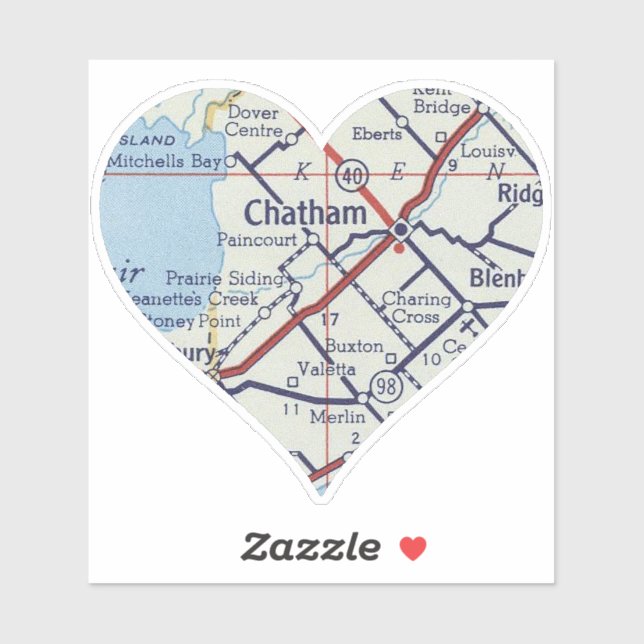 Chatham ON Sticker (Sheet)