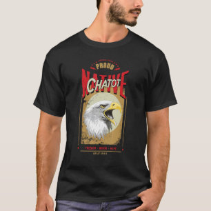 Chatot Native American Eagle Spirit Vintage Honor T-Shirt
