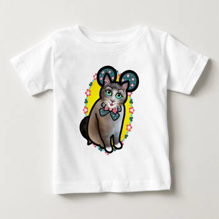 Chatoune Elsa Baby T Shirt Zazzle Com