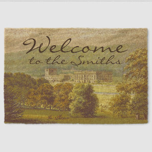 Chatsworth Derbyshire Jane Austen Darcy Pemberly Fiber Doormat