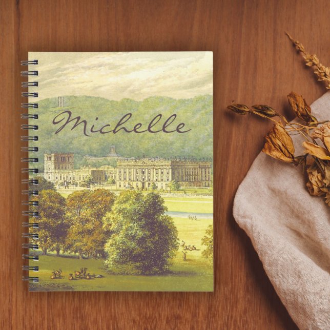 Chatsworth Derbyshire Jane Austen Darcy Pemberly Notebook (Creator Uploaded)
