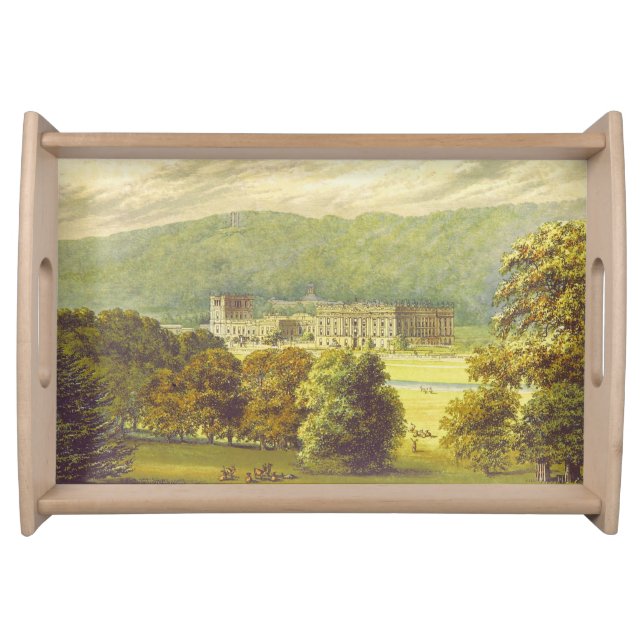 Chatsworth Derbyshire Jane Austen Darcy Pemberly Serving Tray (Front)