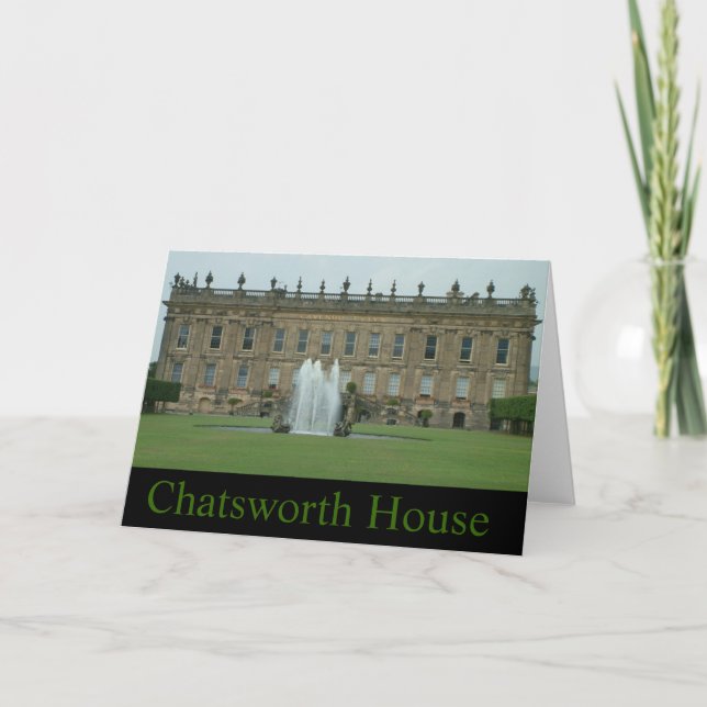 Chatsworth House Card (Front)
