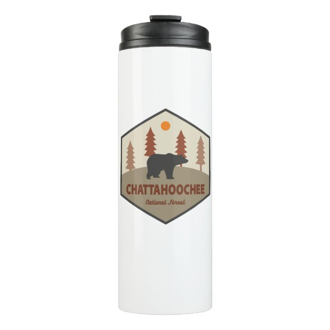 Chattahoochee National Forest Bear Thermal Tumbler (Front)