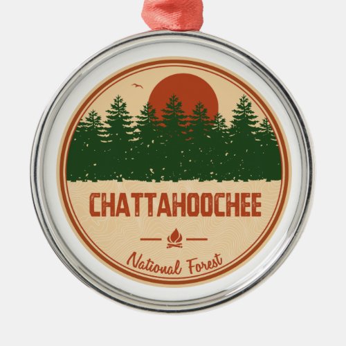Chattahoochee National Forest Metal Ornament