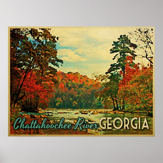 Chattahoochee River Georgia Poster (Front)