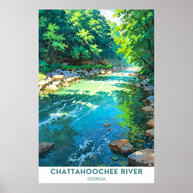 Chattahoochee River, Georgia Poster (Front)