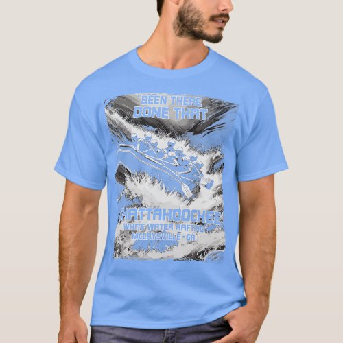 Chattahoochee White Water Rafting River Rapids Geo T_Shirt