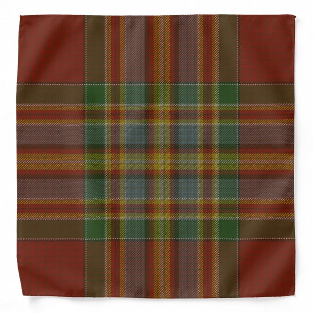 Chattan Clan Tartan Bandana (Front)