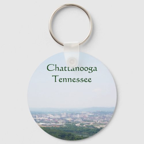 Chattanooga from the sky keychain