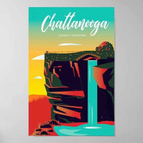 chattanooga lookout mountain poster
