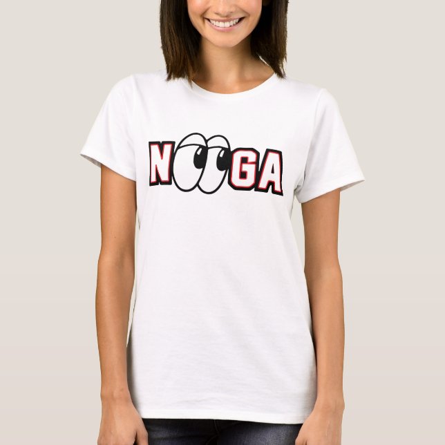 Chattanooga Lookouts Nooga Red T-Shirt (Front)