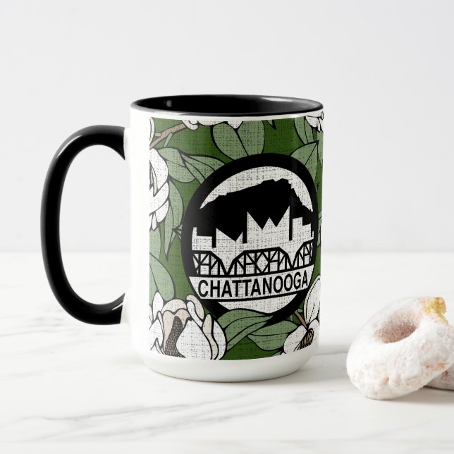 Chattanooga Magnolia Mug (With Donut)