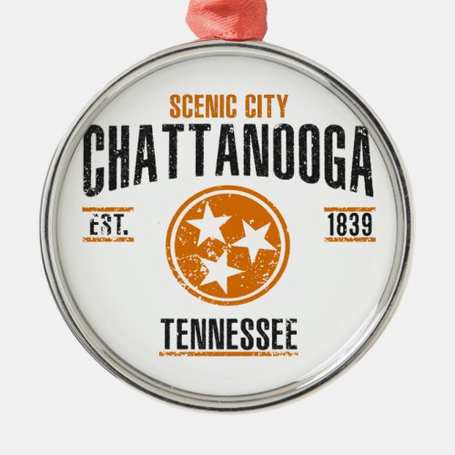 Chattanooga Metal Ornament