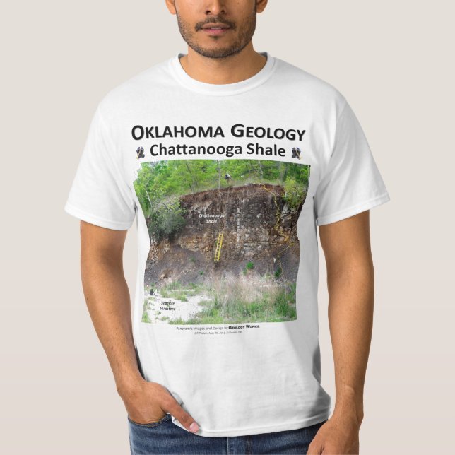 Chattanooga Shale I - Outcrop Characterization T-Shirt (Front)