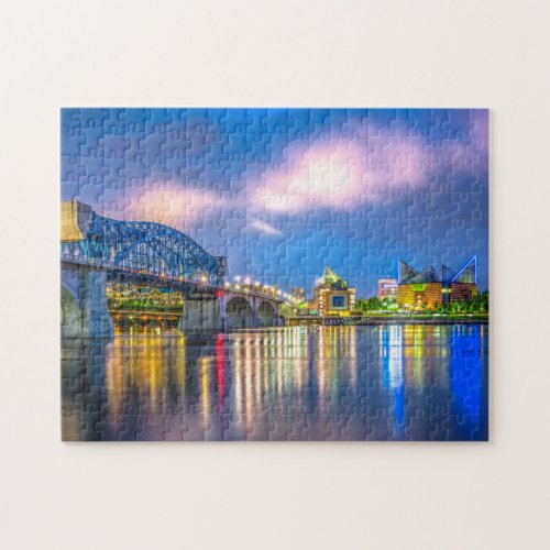 Chattanooga Skyline Tennessee Images Chattanooga I Jigsaw Puzzle