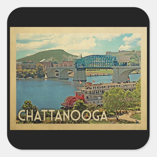 Chattanooga Stickers Tennessee Vintage Travel