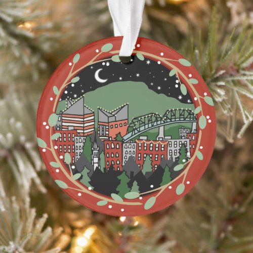 Chattanooga Tennessee Acrylic Ornament