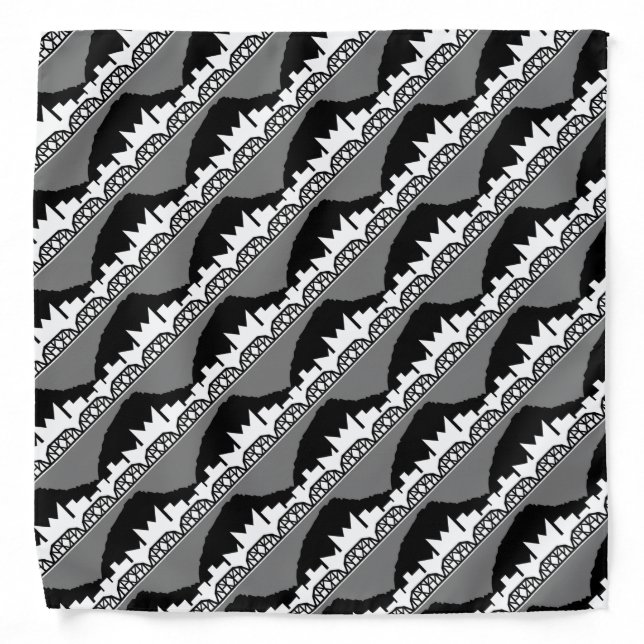 Chattanooga Tennessee Bandana (Front)