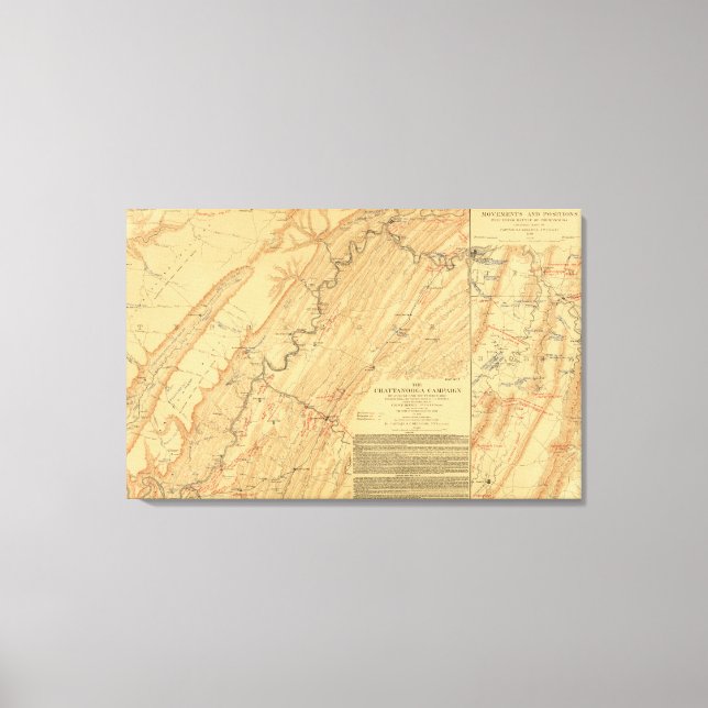 Chattanooga, Tennessee Canvas Print (Front)